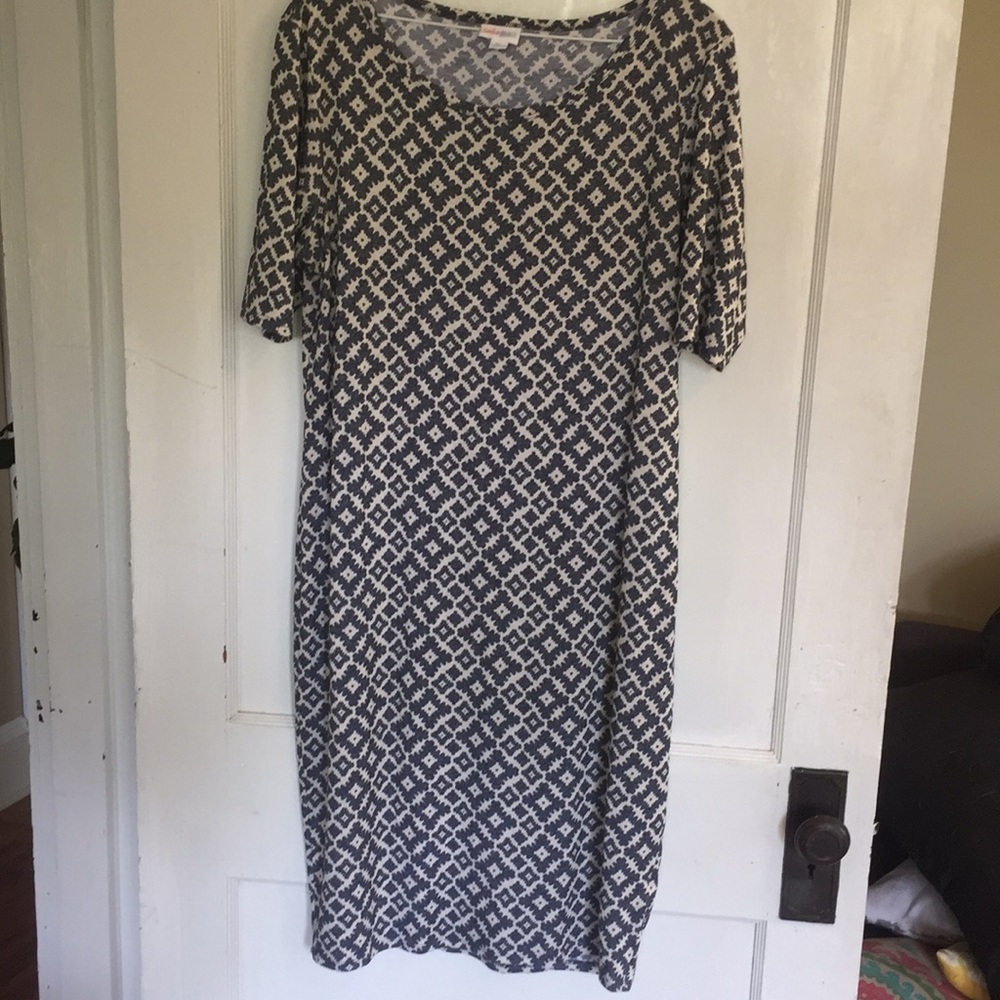 LulaRoe Julia dress XL worn 1x Perfect condition